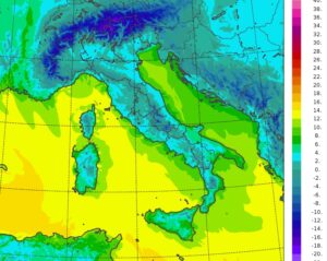 temperature minime italia oggi
