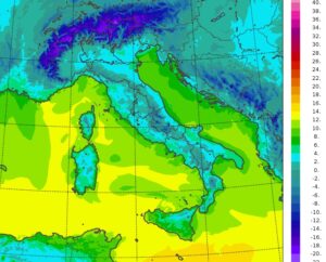 temperature minime italia oggi