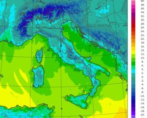 temperature minime italia oggi