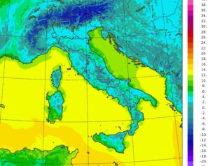temperature minime oggi italia