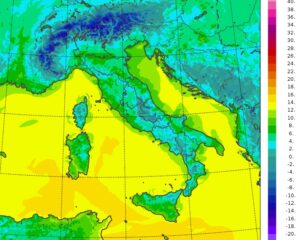 temperature minime oggi italia