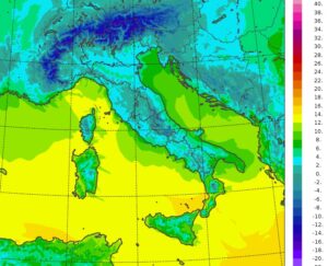 temperature minime oggi italia