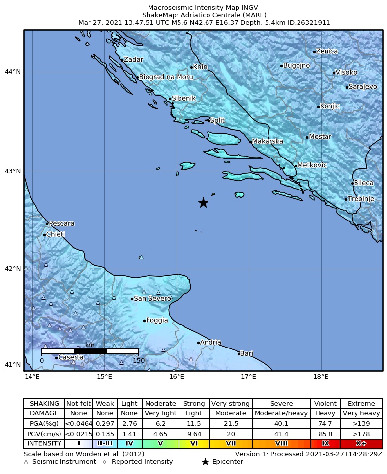 terremoto adriatico centro sud italia