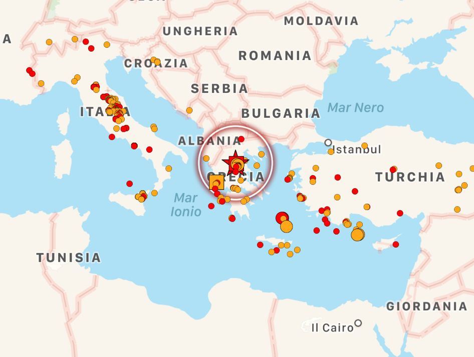 terremoto grecia oggi