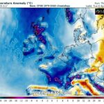 Previsioni Meteo, forte ondata di freddo in Europa dal weekend di Pasqua: temperature sotto zero e neve a bassa quota in Regno Unito e Francia [MAPPE]