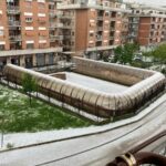 Maltempo Lazio, seconda violenta grandinata a Roma in due giorni: strade imbiancate come fosse neve [FOTO e VIDEO]