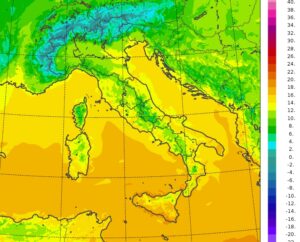 il meteo temperature minime italia oggi