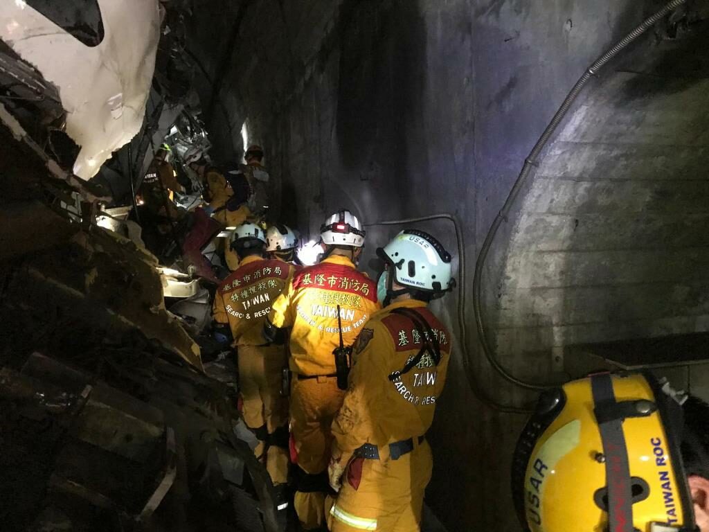 incidente treno taiwan