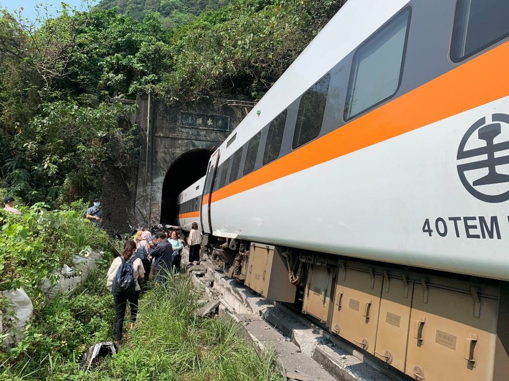incidente treno taiwan