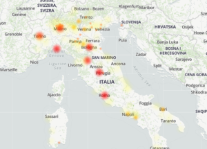 italia disservizi blackout internet