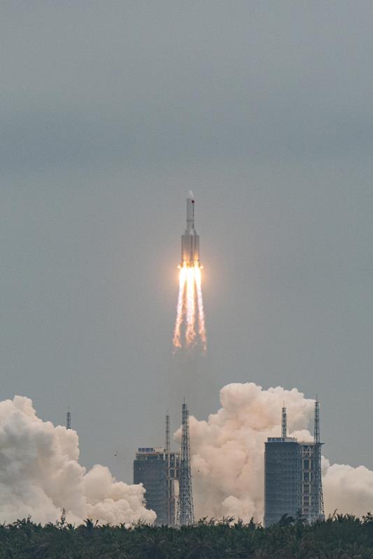lancio cina stazione spaziale