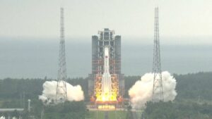 lancio moduli stazione spaziale cina