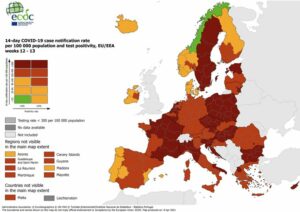 mappa covid ecdc