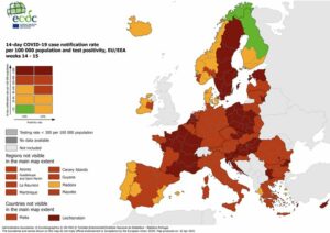 mappa covid europa