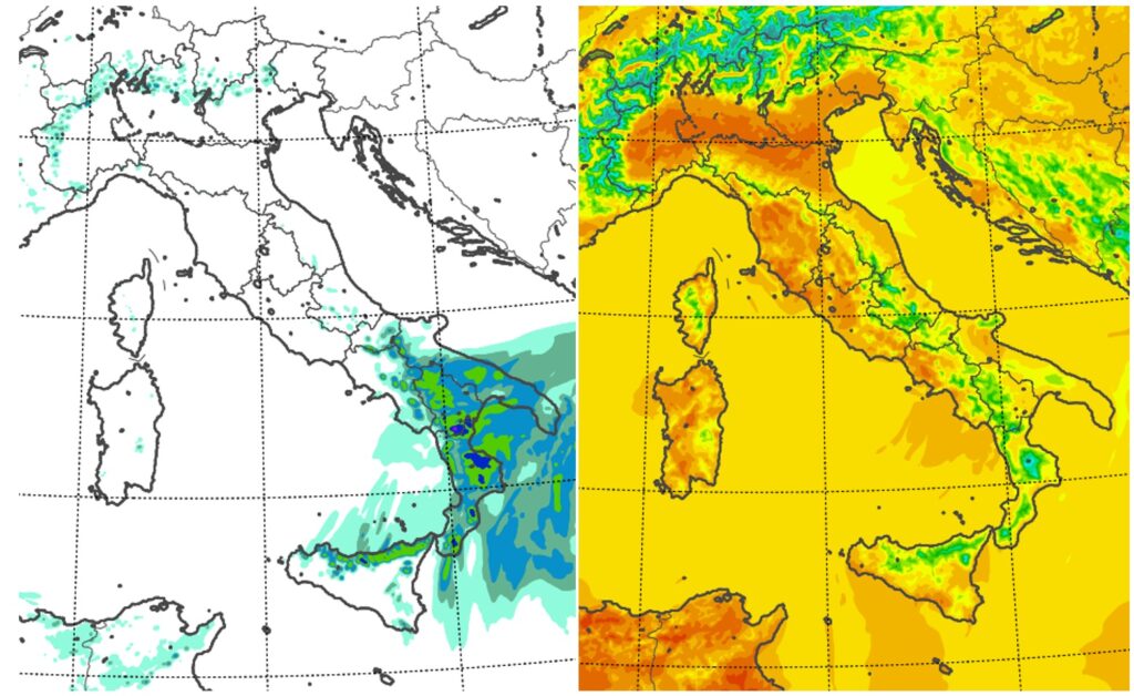 meteo italia sabato 24 aprile 2021