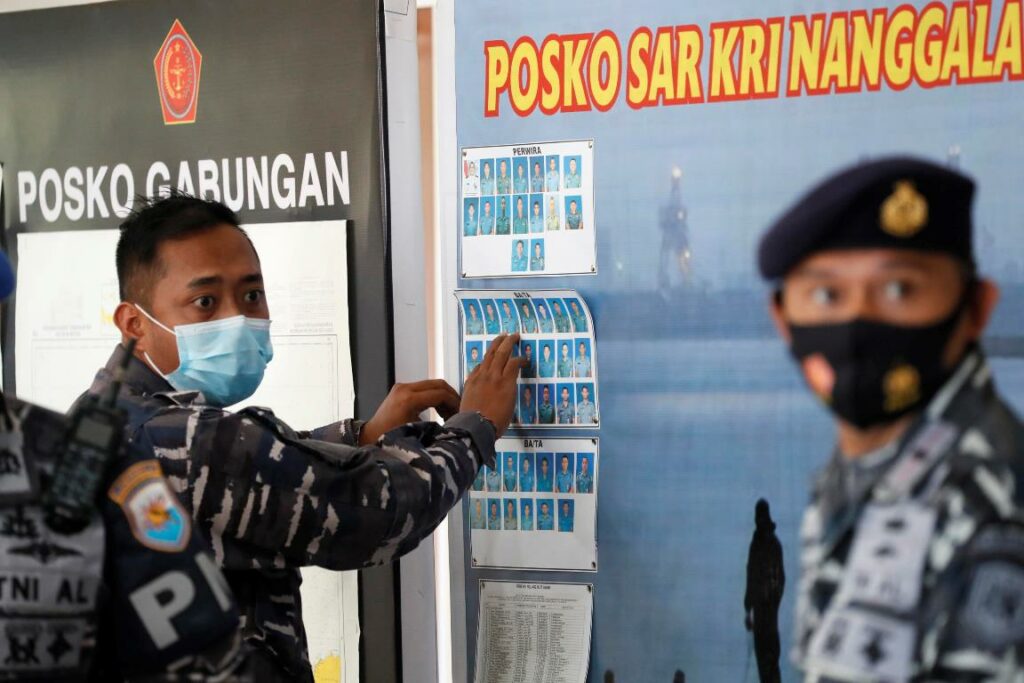 sottomarino scomparso indonesia