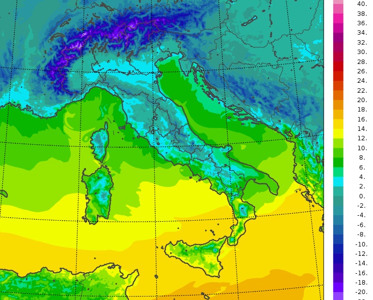 temperature minime italia