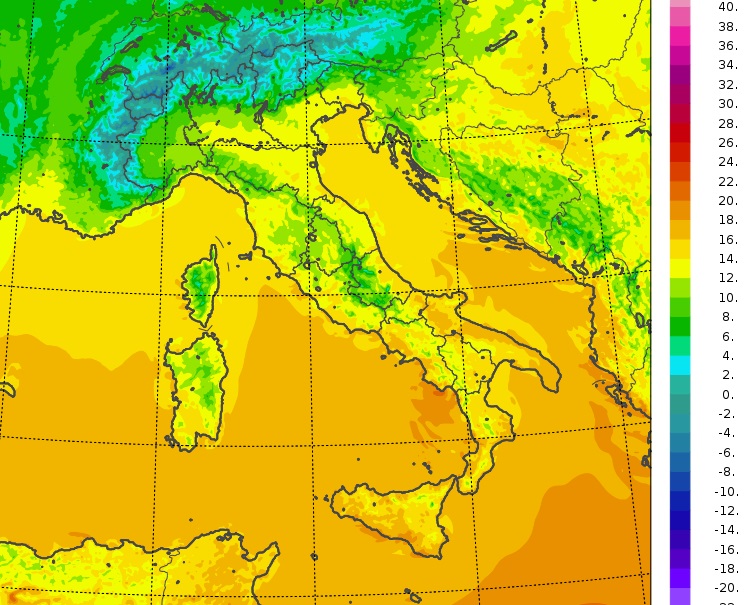 temperature minime italia