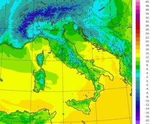 temperature minime italia oggi