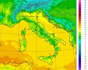 temperature minime italia oggi