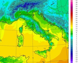 temperature minime oggi italia