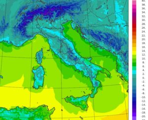temperature minime oggi italia