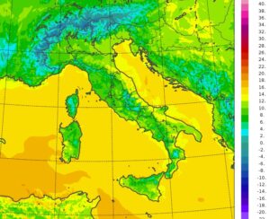 temperature minime oggi italia