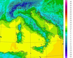 temperature minime oggi italia
