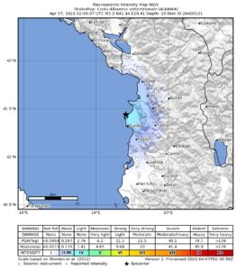 terremoto albania