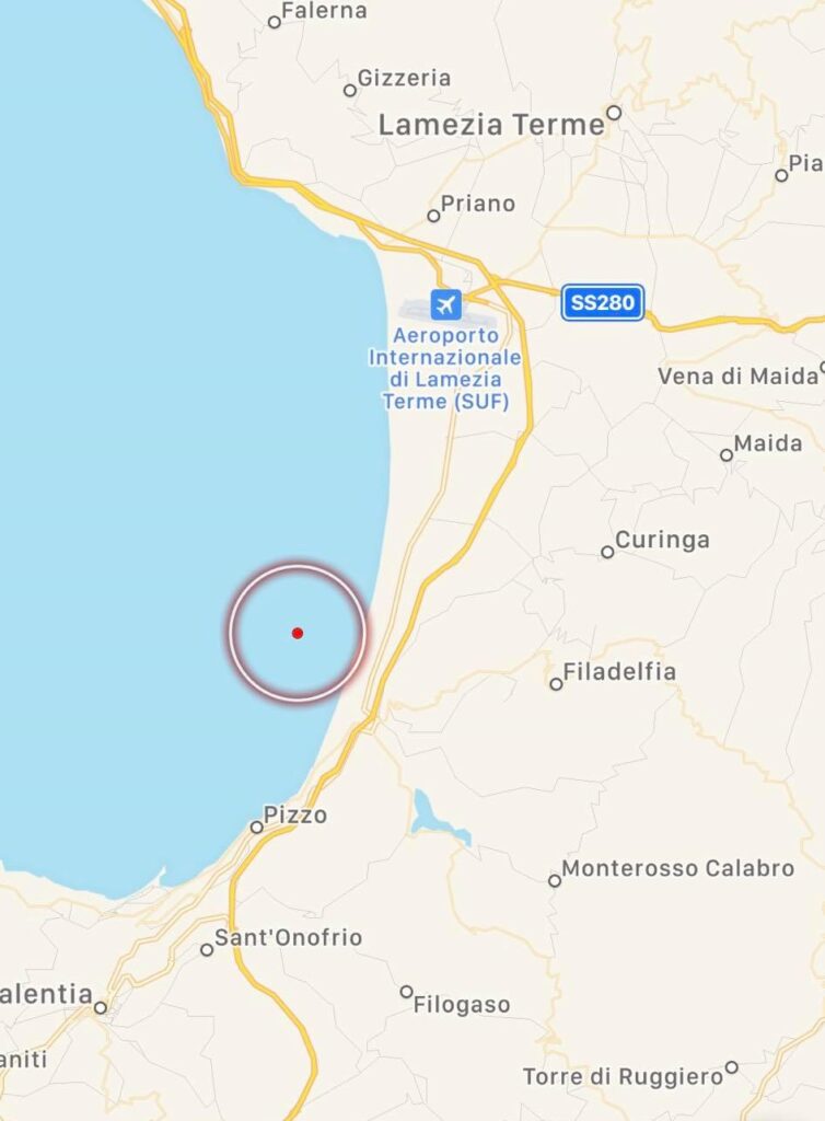 terremoto calabria oggi