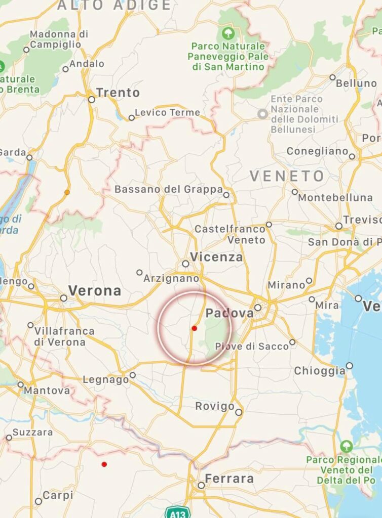 terremoto veneto