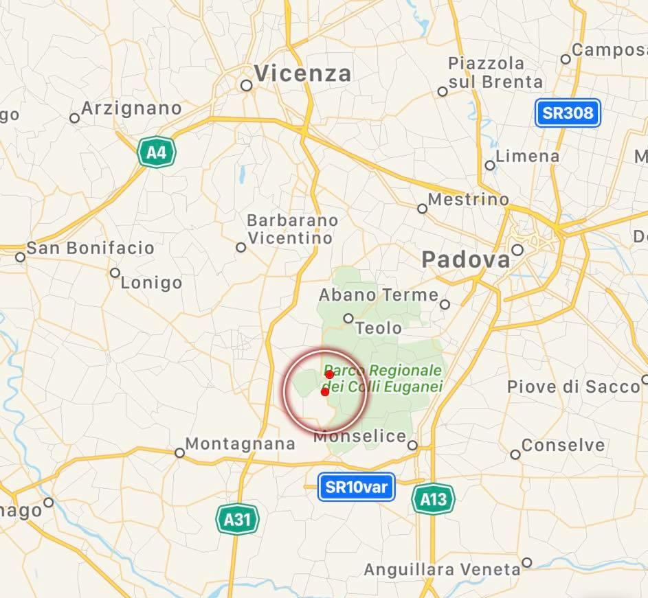 terremoto veneto padova