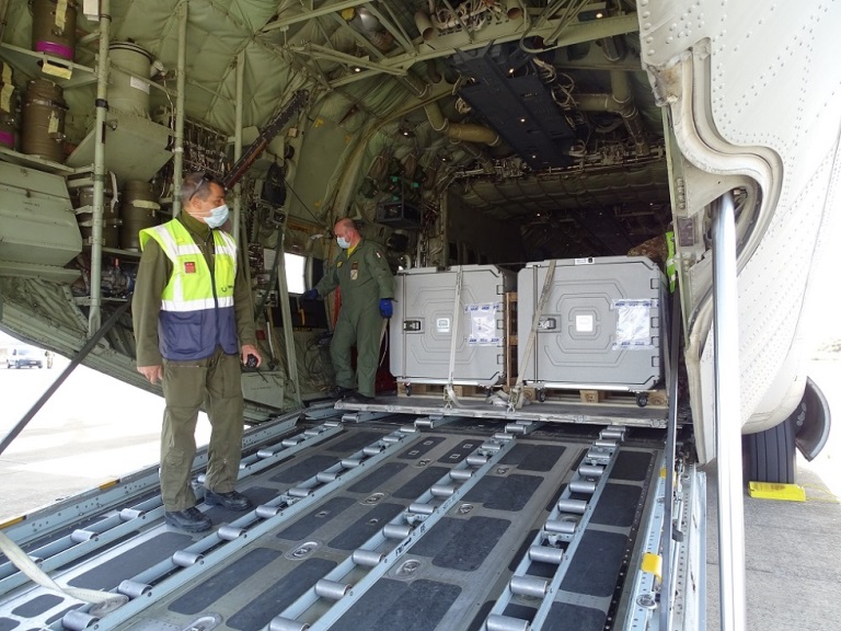 trasporto vaccini aeronautica militare (1)