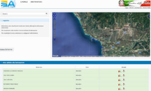 Aree adibite alla balneazione comune di Gizzeria