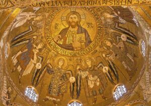 cristo pantocratore cappella palatina palermo