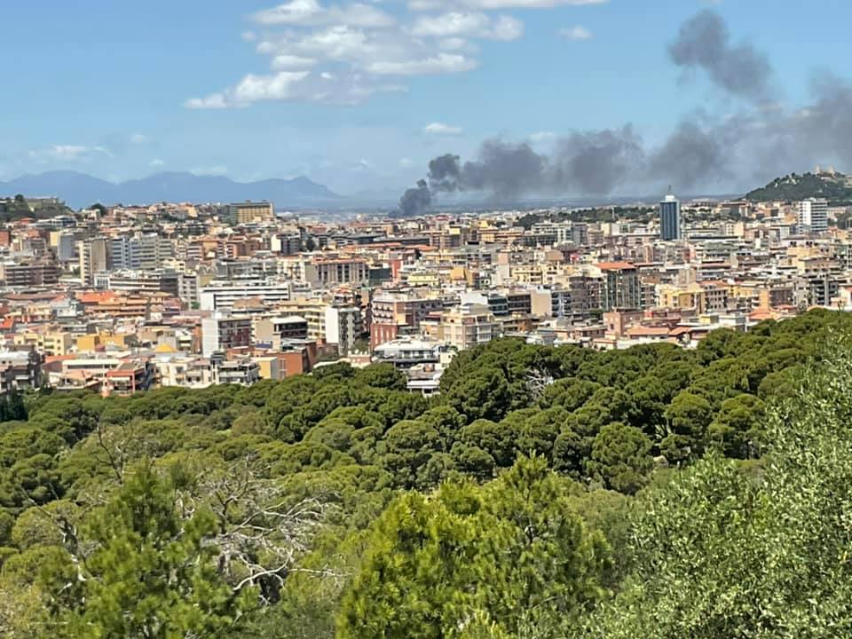 incendio cagliari