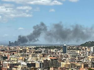 incendio cagliari