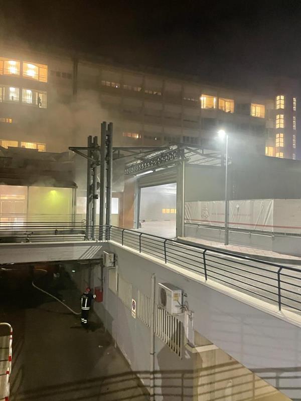 incendio policlinico bari