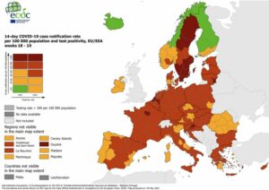 mappa ecdc europa