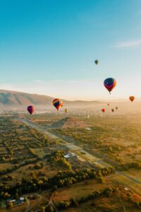 mongolfiera teotihuacan