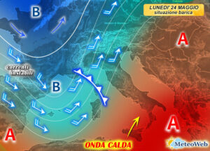 previsioni meteo 24 maggio