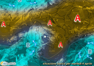 previsioni meteo 4 aprile