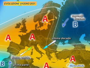 previsioni meteo giugno 2021