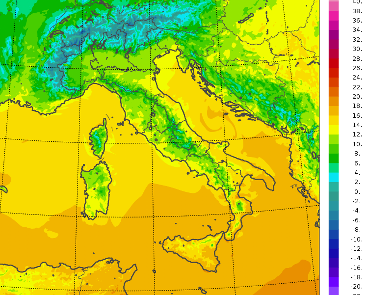 temperature minime italia