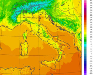 temperature minime italia oggi