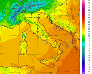 temperature minime italia oggi