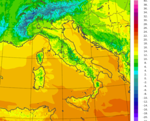 temperature minime italia oggi