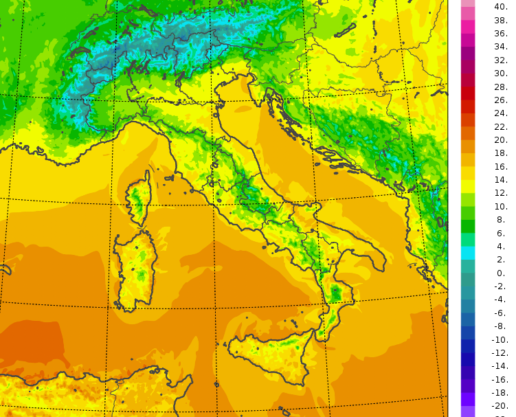 temperature minime oggi
