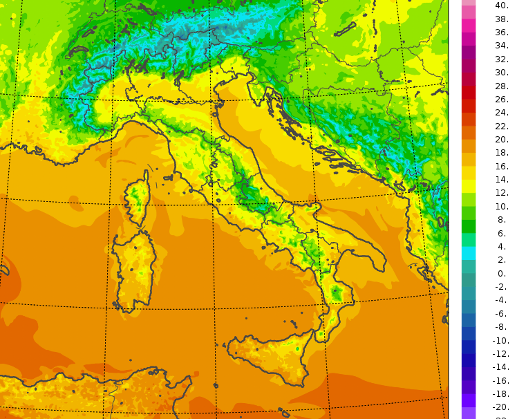temperature minime oggi