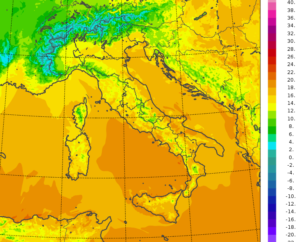temperature minime oggi italia
